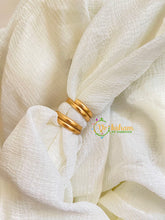 Premium AD Stone Toe Rings -Red-G10041